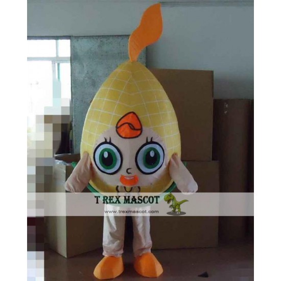 Big Head Corn Mascot Costume Adult Corn Mascot