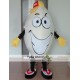 Big Mouth Rice In A Hat Mascot Costume Adult Rice Mascot