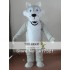 Adult Light Grey Wolf Mascot Costume