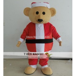 Adult Santa Bear Mascot Costume