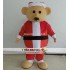 Adult Santa Bear Mascot Costume