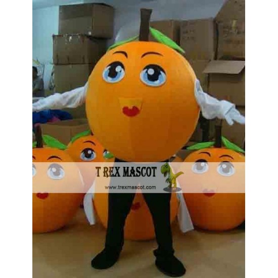 Fancy Fruit Mascot Costume Adult Orange Mascot Costume