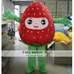 Red Strawberry Mascot Costume For Adults Strawberry Mascot