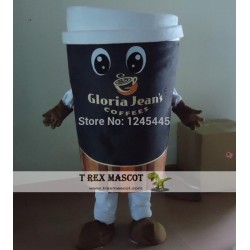 Coffee Cup Mascot Costume Adult Coffee Cup Costume