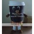 Coffee Cup Mascot Costume Adult Coffee Cup Costume