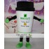 Adult Coffee Cup Mascot Costume Soft Drink Cup Mascot Costume