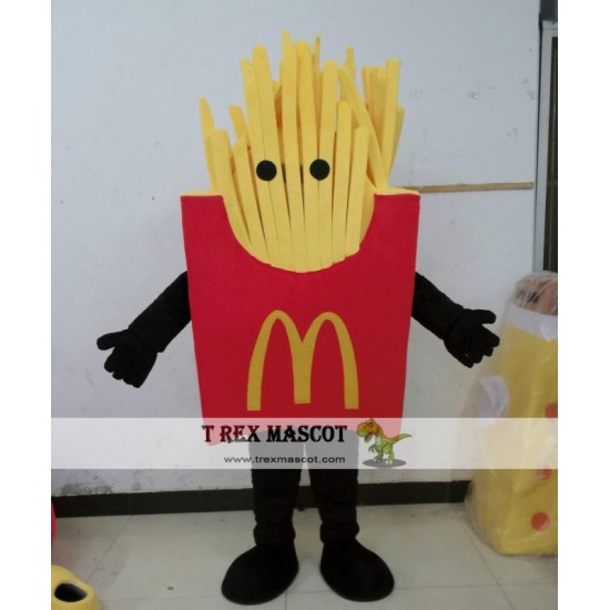 French Fries Mascot Costume Adult French Fries Costume