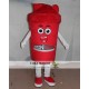 Funny Red Bottle Mascot Costume Adult Bottle Costume