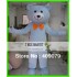 Adult Blue Teddy Bear Mascot Costume