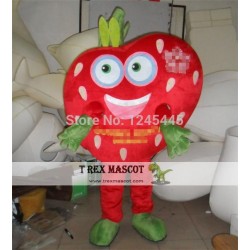 Strawberry Heart Mascot Costume Adult Strawberry Costume