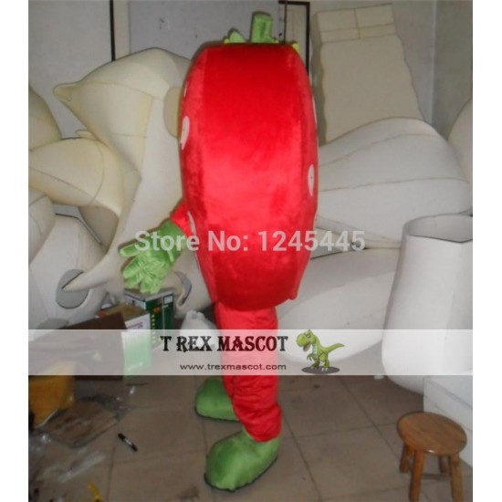 Strawberry Heart Mascot Costume Adult Strawberry Costume