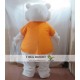 Adult White Polar Bear Mascot Costume