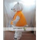 Adult White Polar Bear Mascot Costume