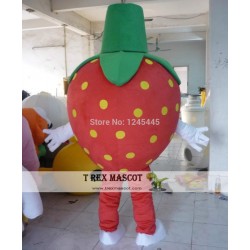 Adult Strawberry Mascot Costume Fruit Carnival Strawberry Costume