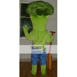 Adult Broccoli Mascot Costume