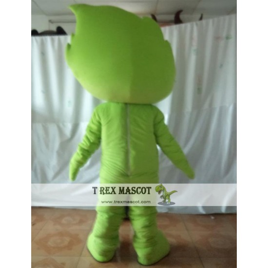 Green Mascot Costume Leaf Mascot Costume For Adults