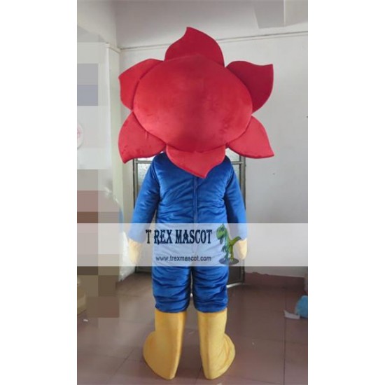 Bombax Ceiba Mascot Costume Adult Bombax Ceiba Costume