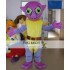 Purple Adult Alien Mascot Costume