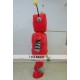 Plush Adult Red Robot Mascot Costume