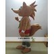 Adult Brown Fox Cartoon Mascot Costume