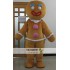 Adult Christmas Gingerbread Man Costume Mascot