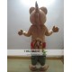 Adult Brown Fox Cartoon Mascot Costume