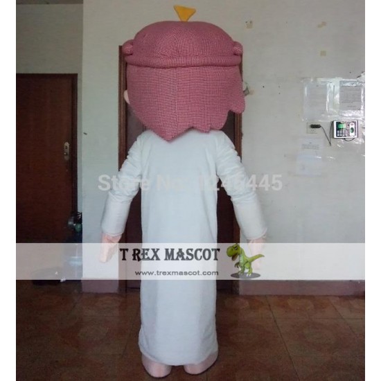 Adult Arab Boy Mascot Costume