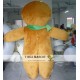 Green Scraf Adult Gingerbread Man Mascot Costume