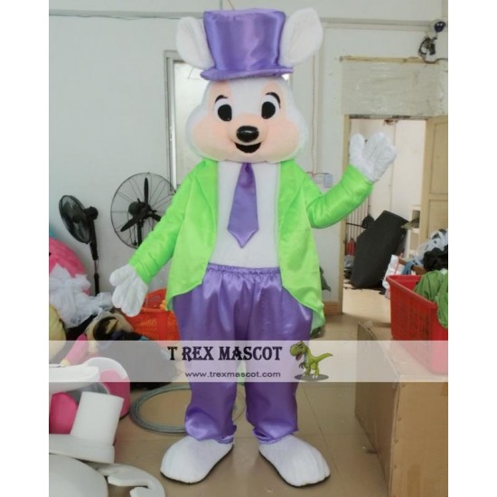 Adult Easter Bunny Mascot Costume