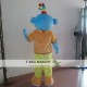 Adult Blue Alien Mascot Costume