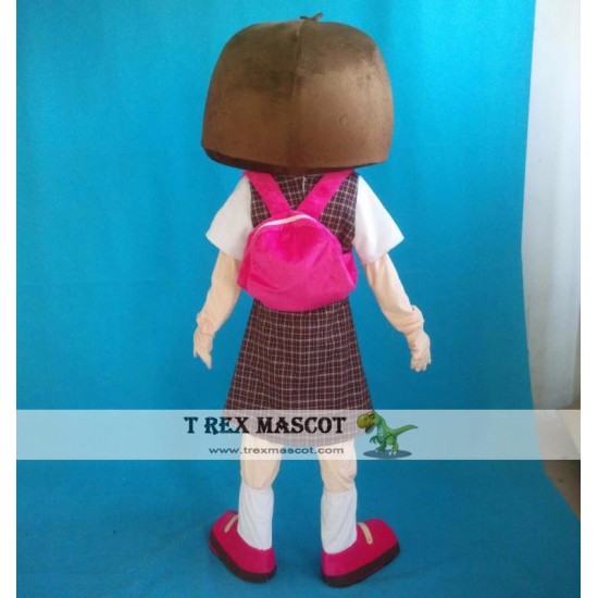 School Students Boy And Girl Mascot Costume For Adult