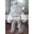 Popular Plush Full White Robot Mascot Costume For Adult