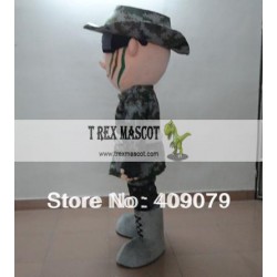 Adult Wargame Soldiers Mascot Costume