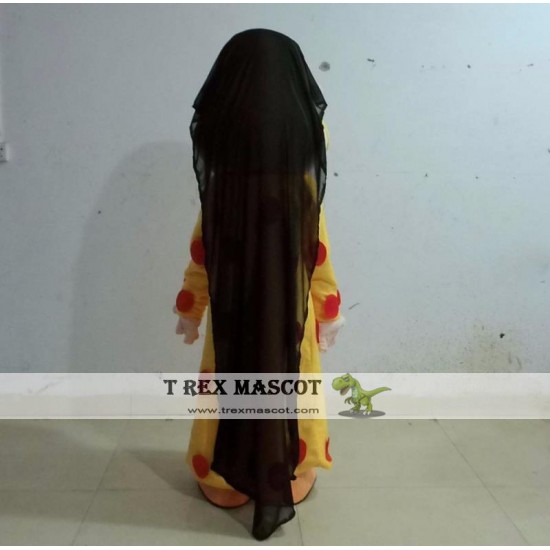 Adult Arab Girl Mascot Costume