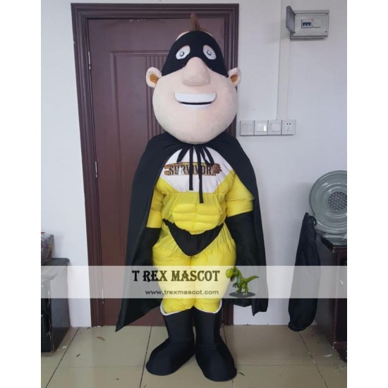 Adult Superman Mascot Costume