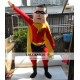 Adult Muscle Superman Mascot Costume