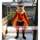 Adult Muscle Superman Mascot Costume