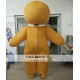 Adult Gingerbread Man Mascot Costume