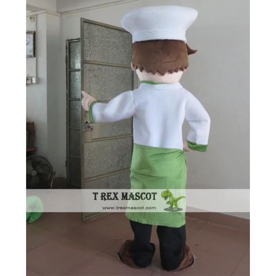 Handsome Boy Chef Mascot Costume For Adult