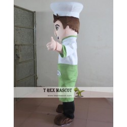 Handsome Boy Chef Mascot Costume For Adult