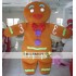 Adult Gingerbread Man Mascot Costume