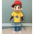 Happy Boost Tutoring School Student Boy Mascot Costume For Adult