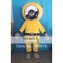 Handmade Nice Yellow Robot Mascot Costume