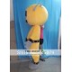 Handmade Nice Yellow Robot Mascot Costume