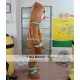 Gingerbread Man Mascot Costume For Adult