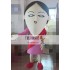 Adult Long Face Girl Mascot Costume