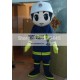 Adult Fireman Mascot Costume