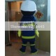 Adult Fireman Mascot Costume