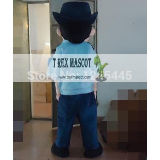 Adult Policeman Mascot Costume