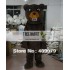 Dark Brown Bear Mascot Costume For Adults